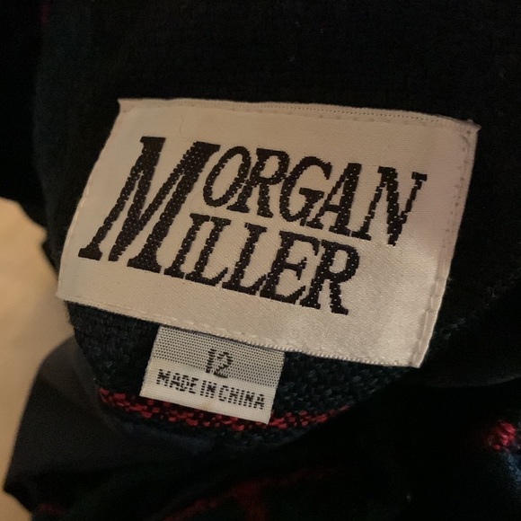 Vintage 80s Green Plaid Collared Velour V-Neck Button Down Long Sleeve Blazer - Picture 16 of 16